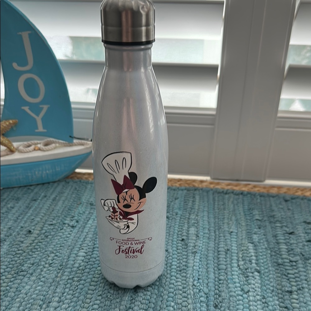 Minnie Mouse Food & Wine Festival Water Bottle